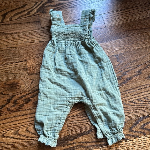 Angel Dear Other - Angel Dear smocked overalls, 3 to 6 months